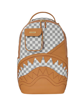 Sprayground House Of Cream Check Dlx Backpack