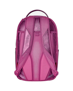 Sprayground Metallic Pink Metallic Drip Backpack
