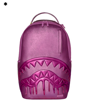 Sprayground Metallic Pink Metallic Drip Backpack
