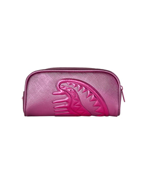 Sprayground Metallic Pink Metallic Drip Pouch Pink
