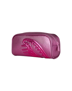 Sprayground Metallic Pink Metallic Drip Pouch Pink