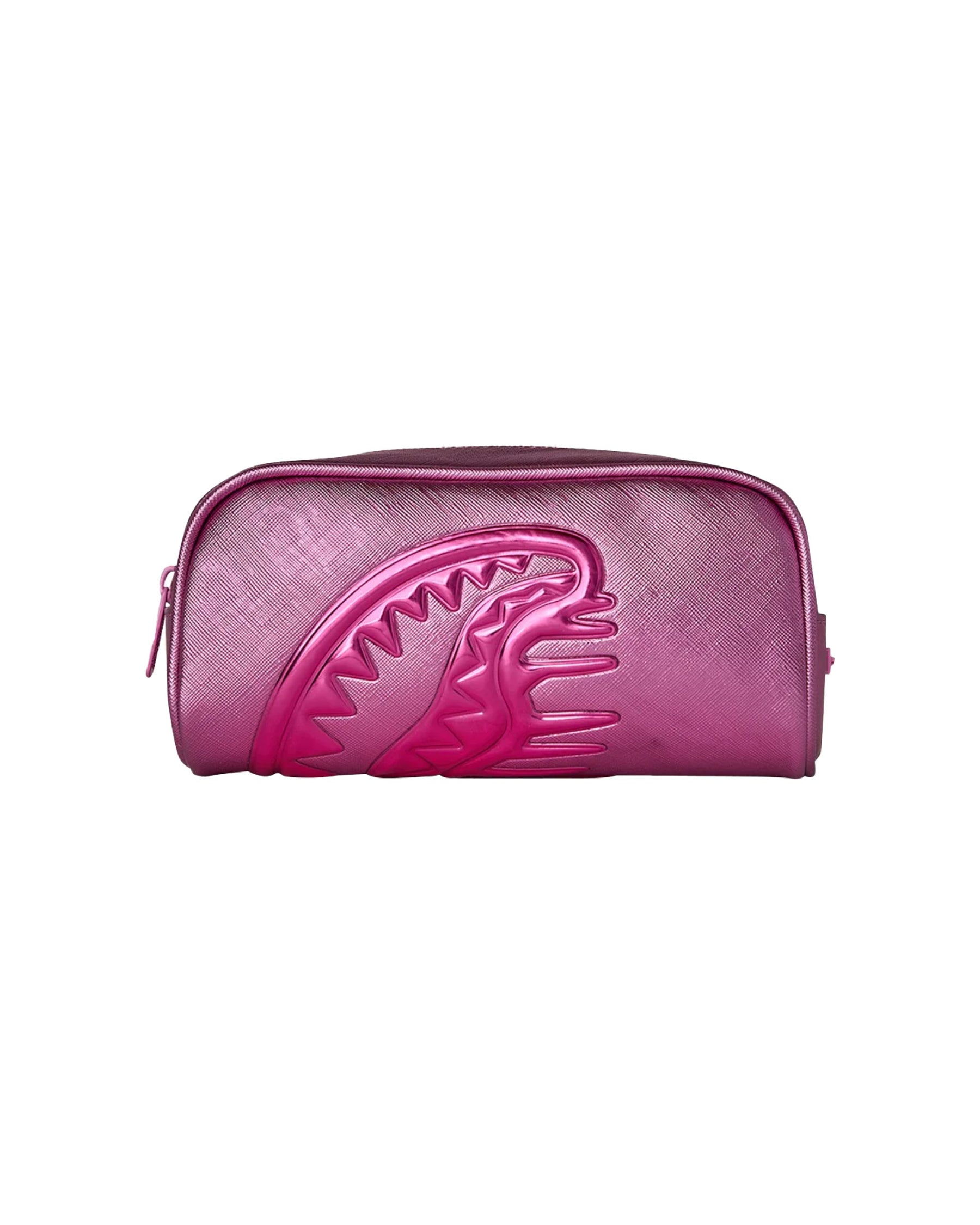 Sprayground Metallic Pink Metallic Drip Pouch Pink