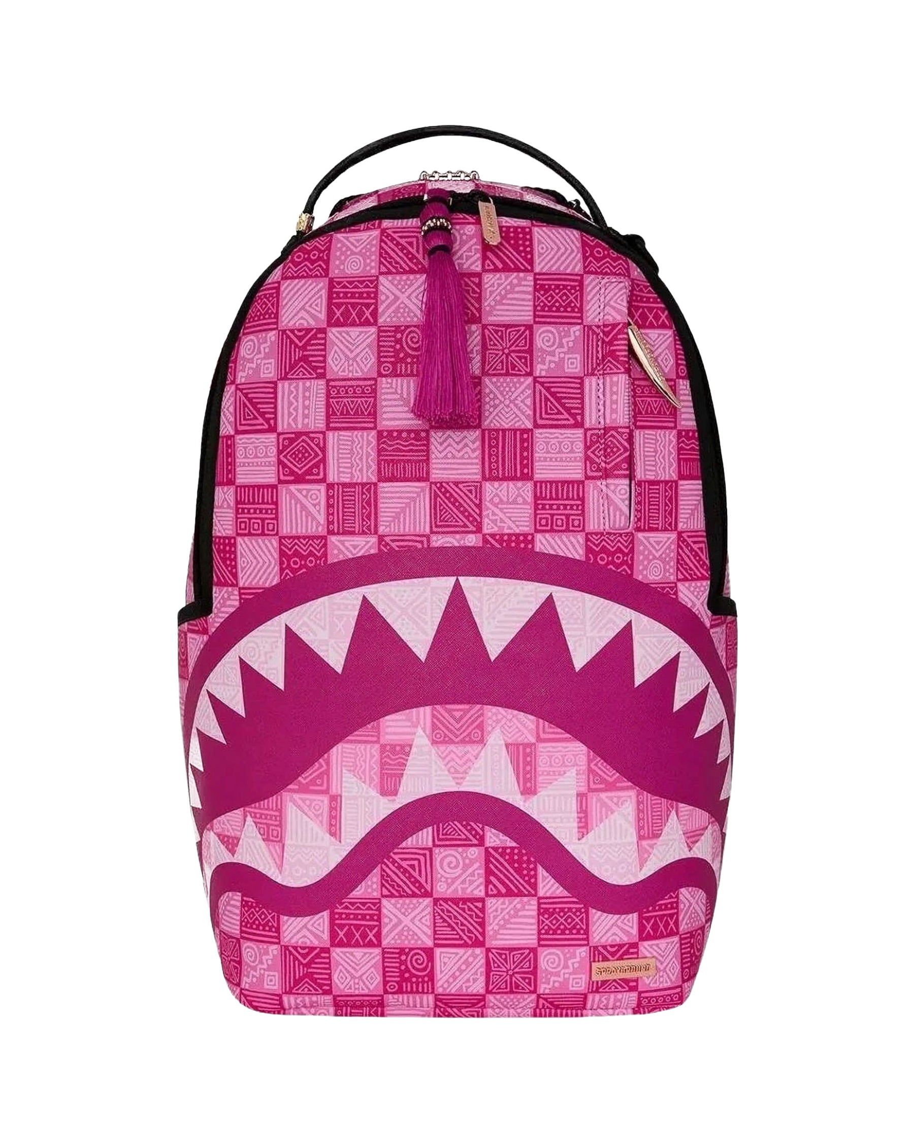 Sprayground New Ai Pattern Backpack Fuxia