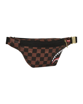 Sprayground peeking character check crossbody