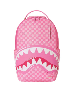 Sprayground Pink New Check Faces Backpack