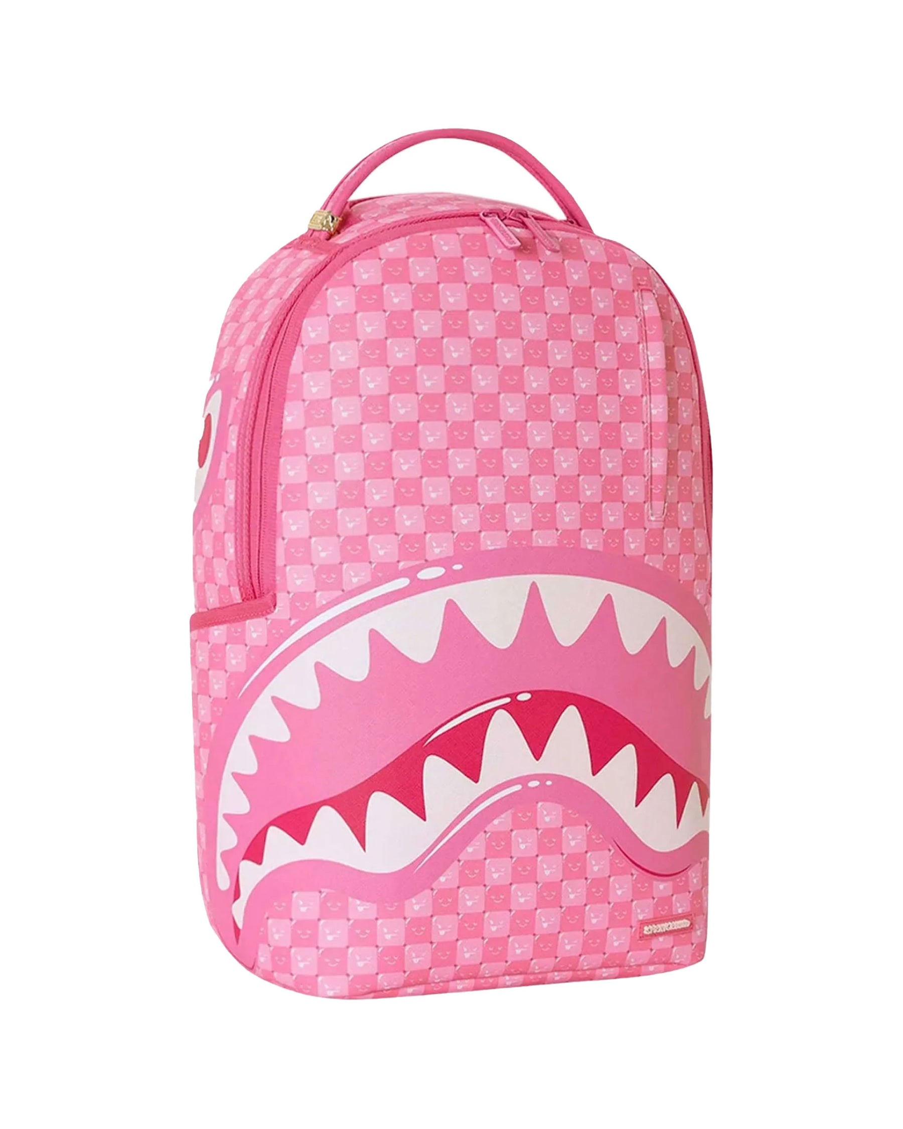 Sprayground Pink New Check Faces Backpack