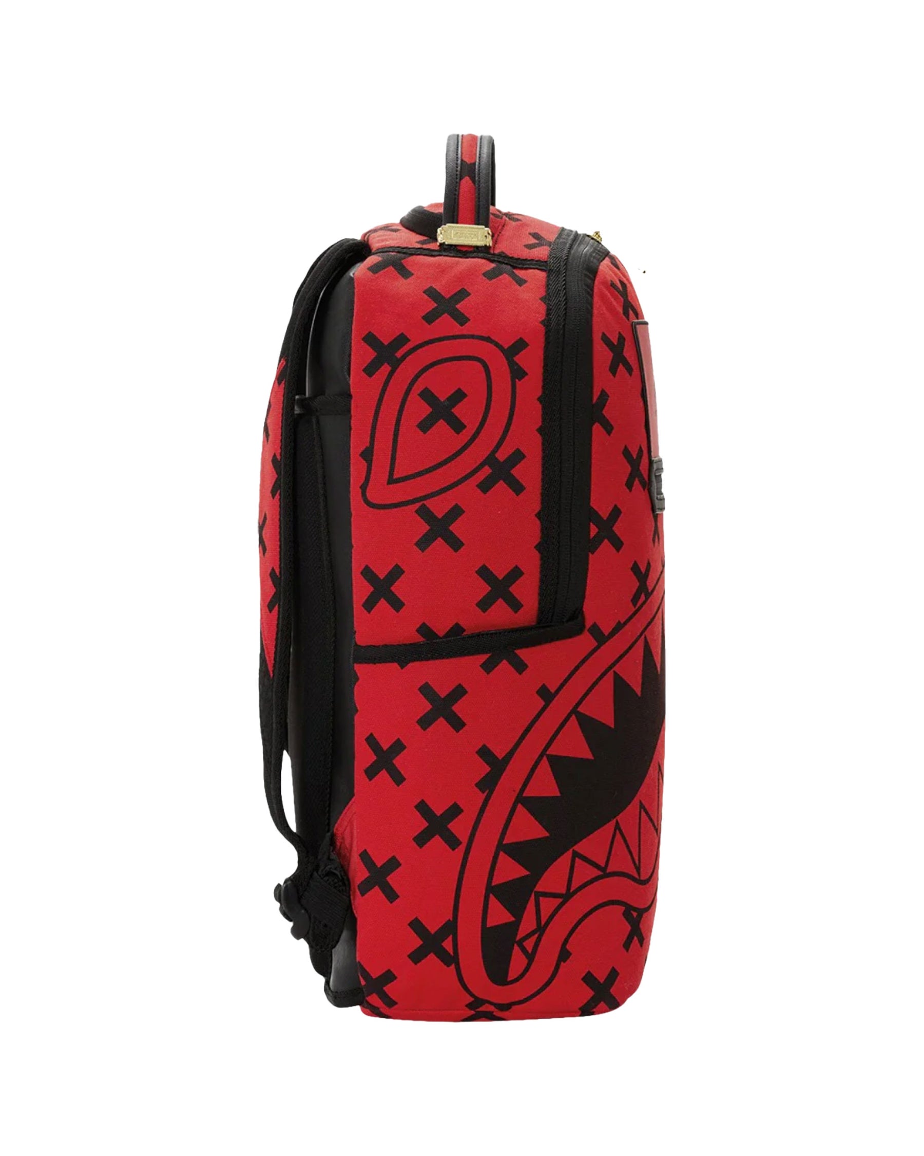 Sprayground Reverse Half Split Backpack Marrone Rosso