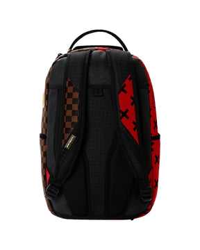 Sprayground Reverse Half Split Backpack Marrone Rosso