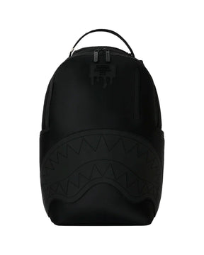 Sprayground Shark Central Blacked Out Embossed Nylon Backpack Black