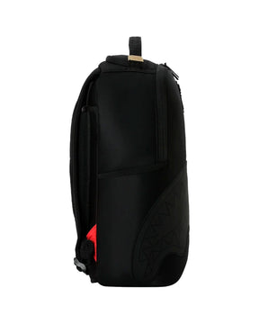 Sprayground Shark Central Blacked Out Embossed Nylon Backpack Black