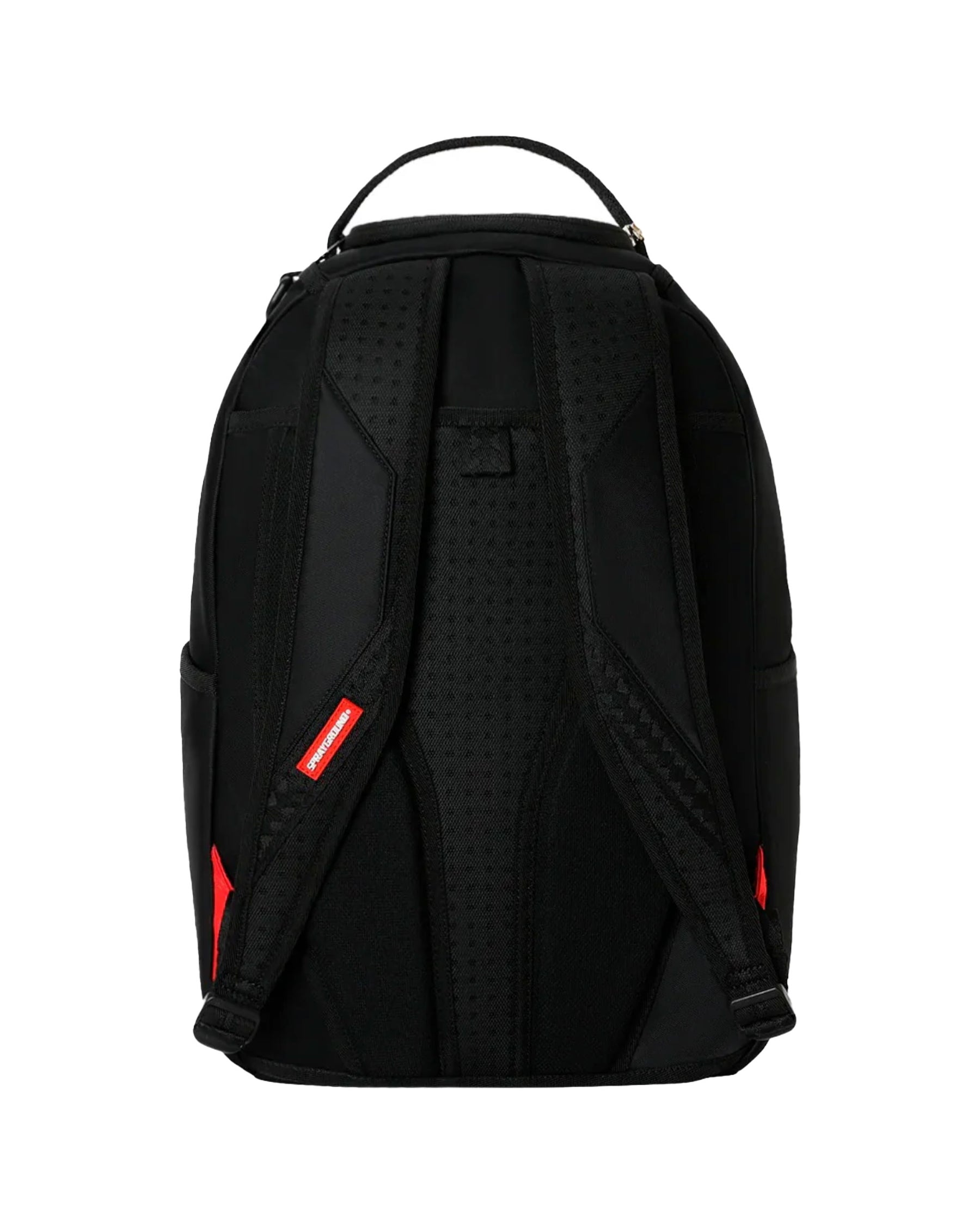 Sprayground Shark Central Blacked Out Embossed Nylon Backpack Black