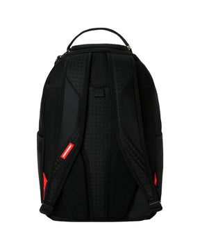 Sprayground Shark Central Blacked Out Embossed Nylon Backpack Black