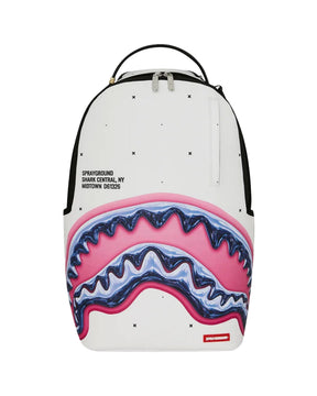 Sprayground Shark Central Liquid Chrome Backpack