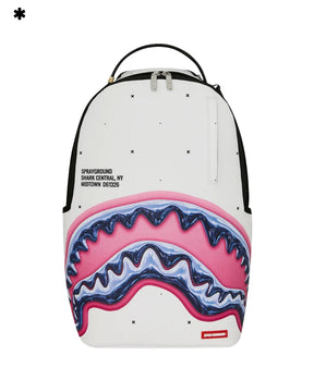 Sprayground Shark Central Liquid Chrome Backpack