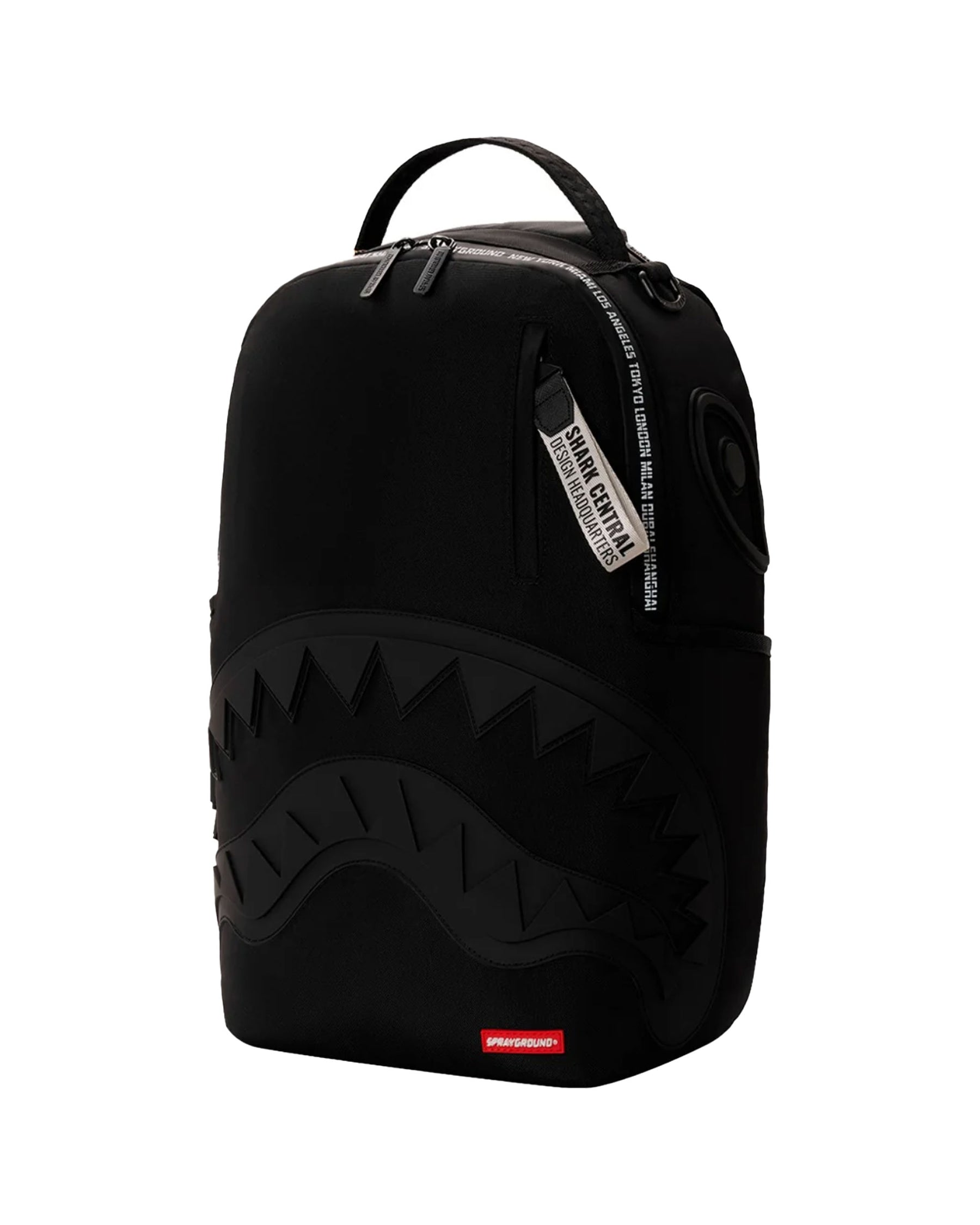Sprayground Shark Central Printed Zip Backpack Nero