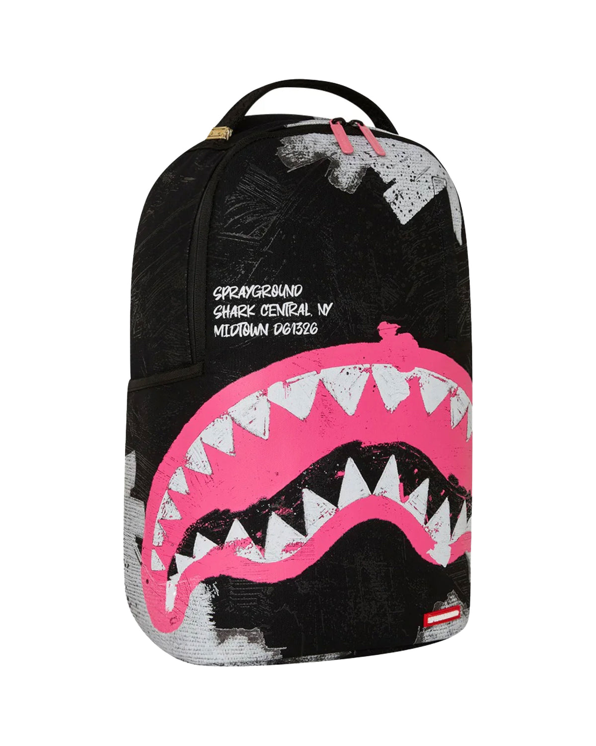 Sprayground Shark Central Sorbet Hand Painted Dlx-Cotton Backpack