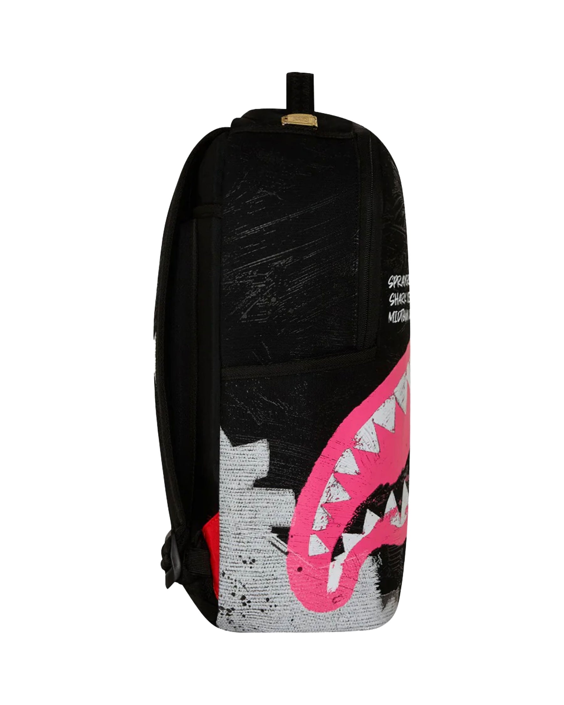 Sprayground Shark Central Sorbet Hand Painted Dlx-Cotton Backpack