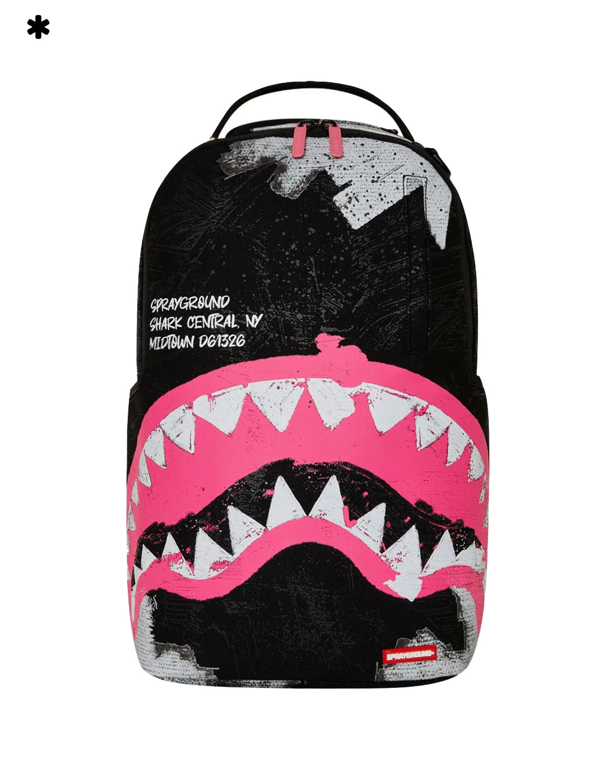 Sprayground Shark Central Sorbet Hand Painted Dlx-Cotton Backpack