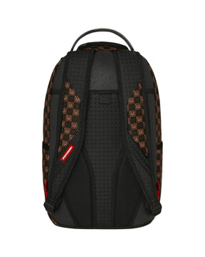 Sprayground Sharks In Paris Wtf Bubble Brown Check Backpack