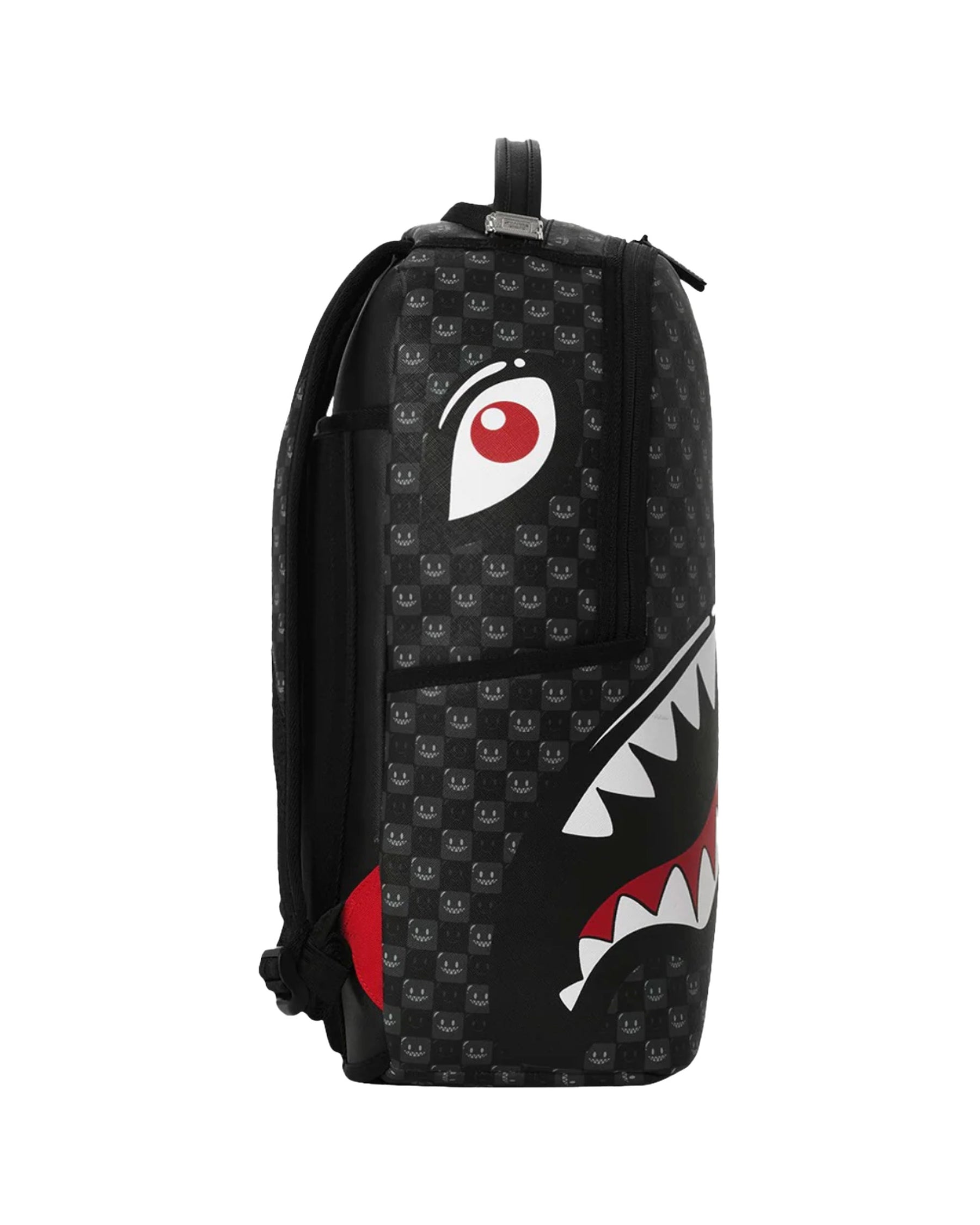 Sprayground Sharks In Paris Wtf Bubbly Black Check Backpack Nero