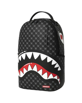 Sprayground Sharks In Paris Wtf Bubbly Black Check Backpack Nero