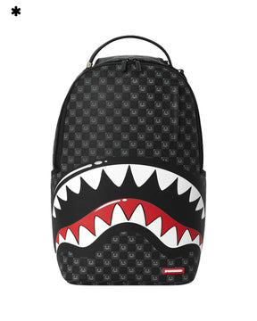 Sprayground Sharks In Paris Wtf Bubbly Black Check Backpack Nero