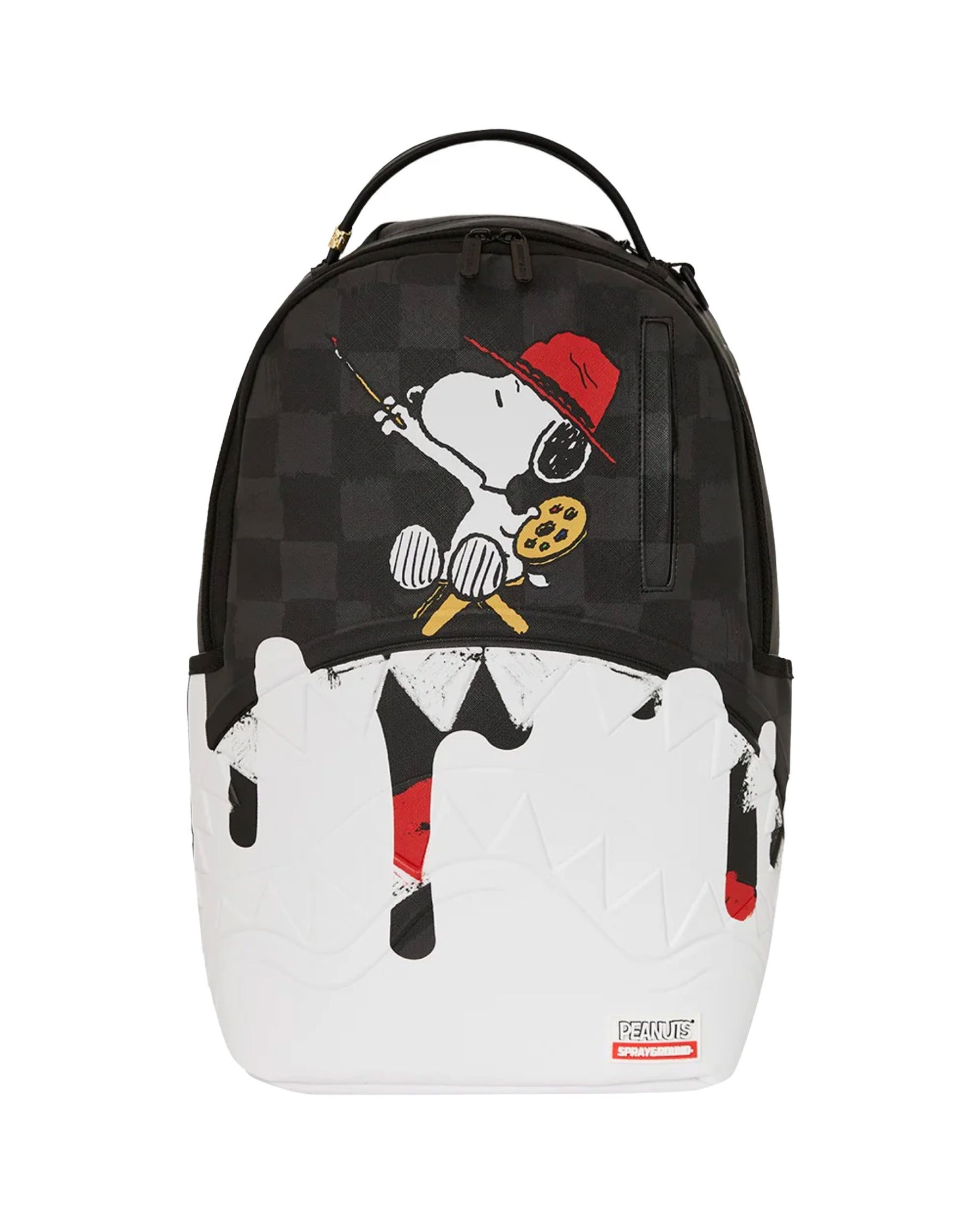 Sprayground Snoopy Painting Shark Dlxsv Backpack