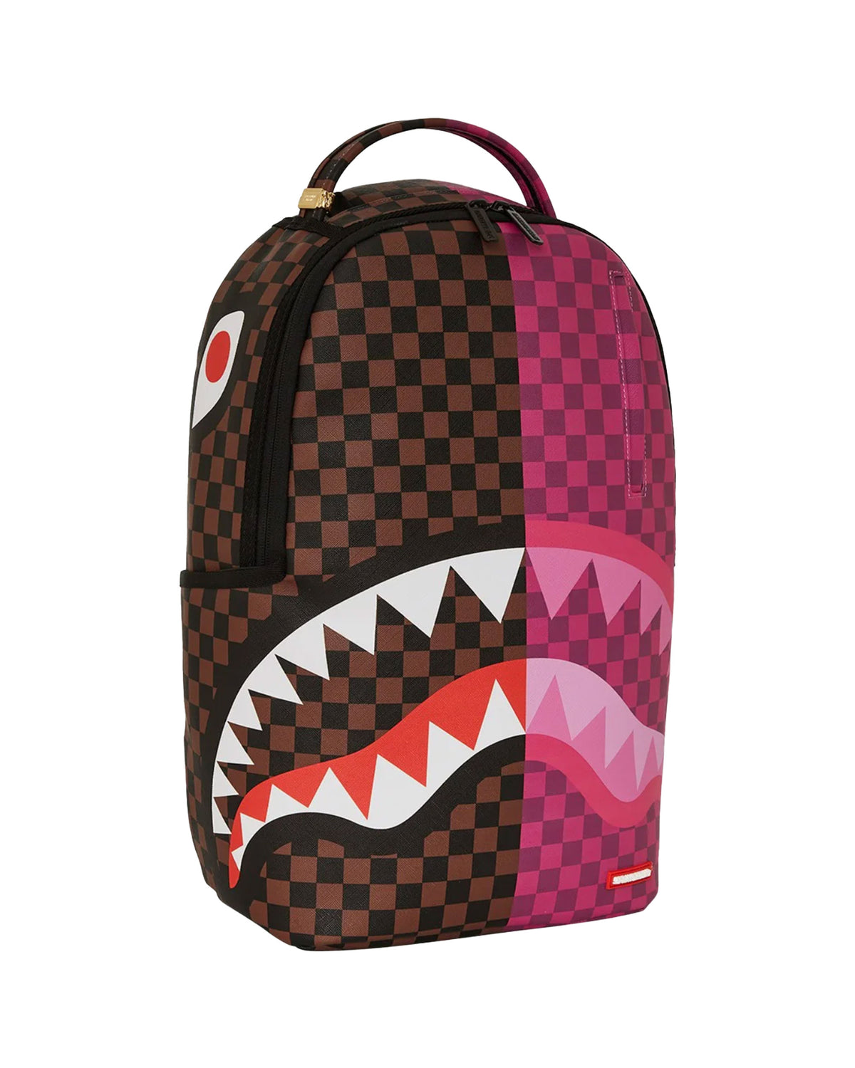 Sprayground Split Sip Pink Check Dlxsv Backpack