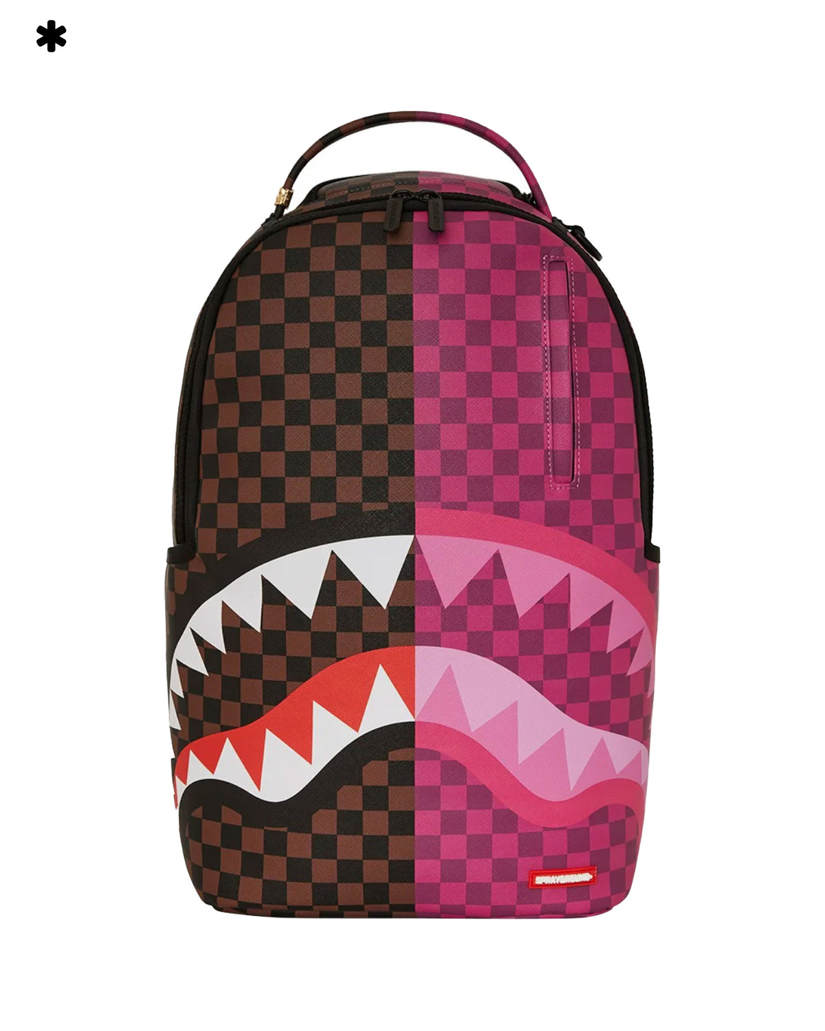 Sprayground Split Sip Pink Check Dlxsv Backpack