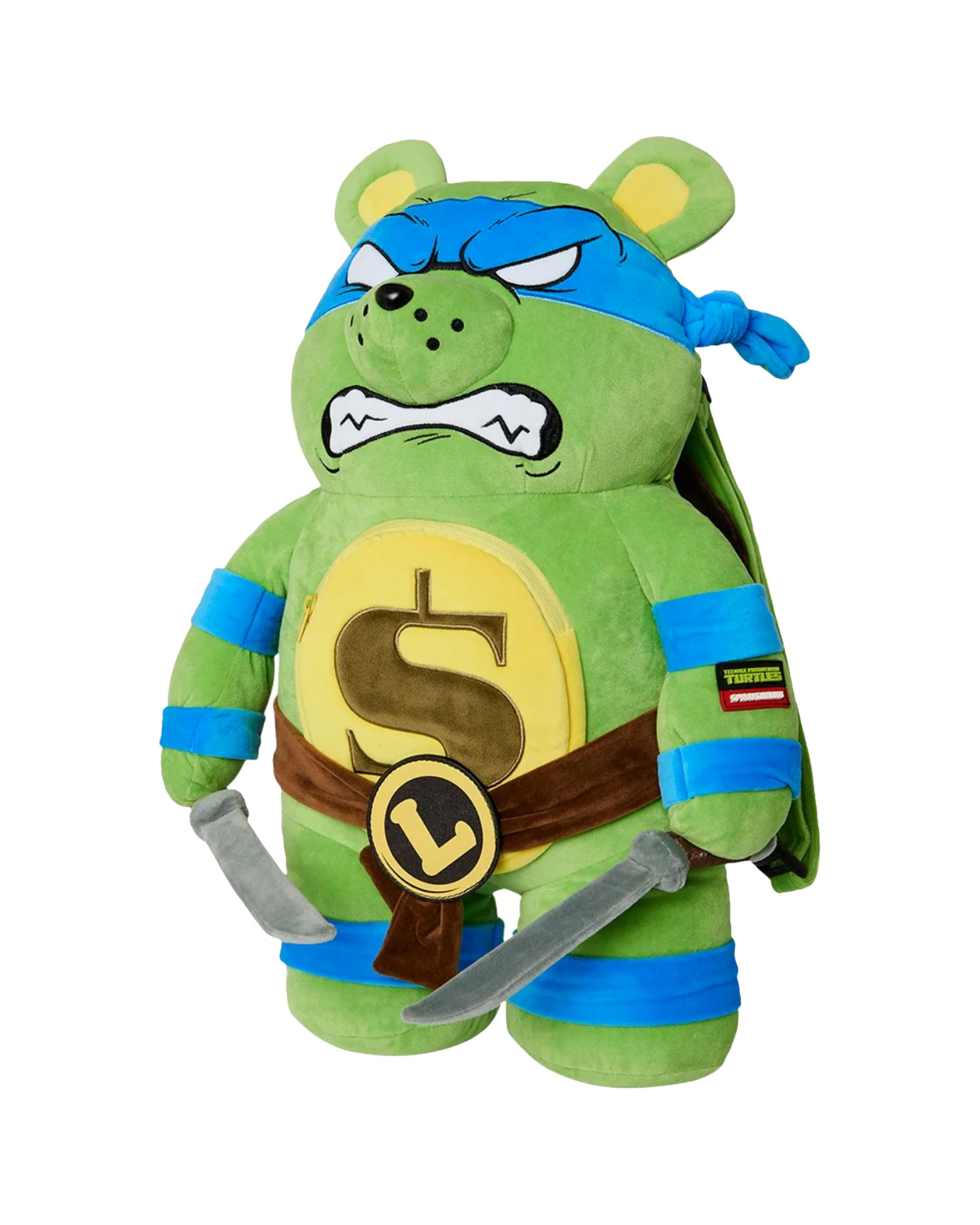 Sprayground Tmnt Leonardo Moneybear Backpack Green