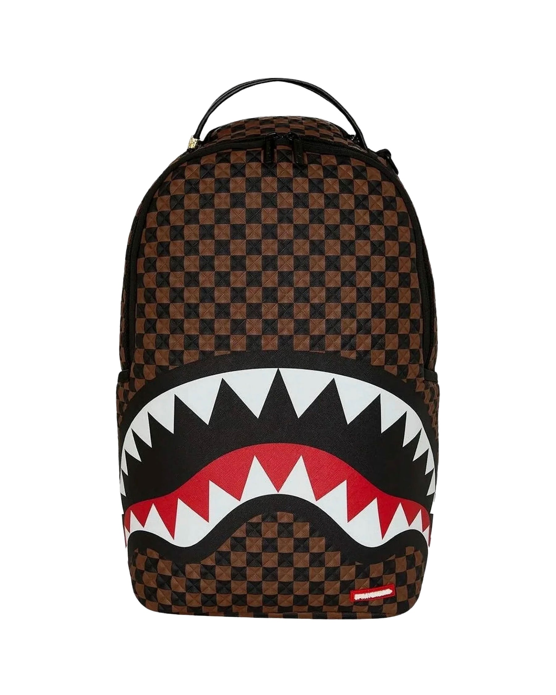 Sprayground Sharks In Paris Pyramid Brown Backpack