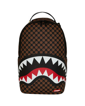 Sprayground Sharks In Paris Pyramid Brown Backpack