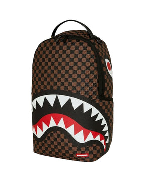 Sprayground Sharks In Paris Pyramid Brown Backpack