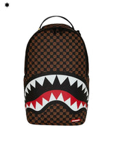 Sprayground Sharks In Paris Pyramid Brown Backpack