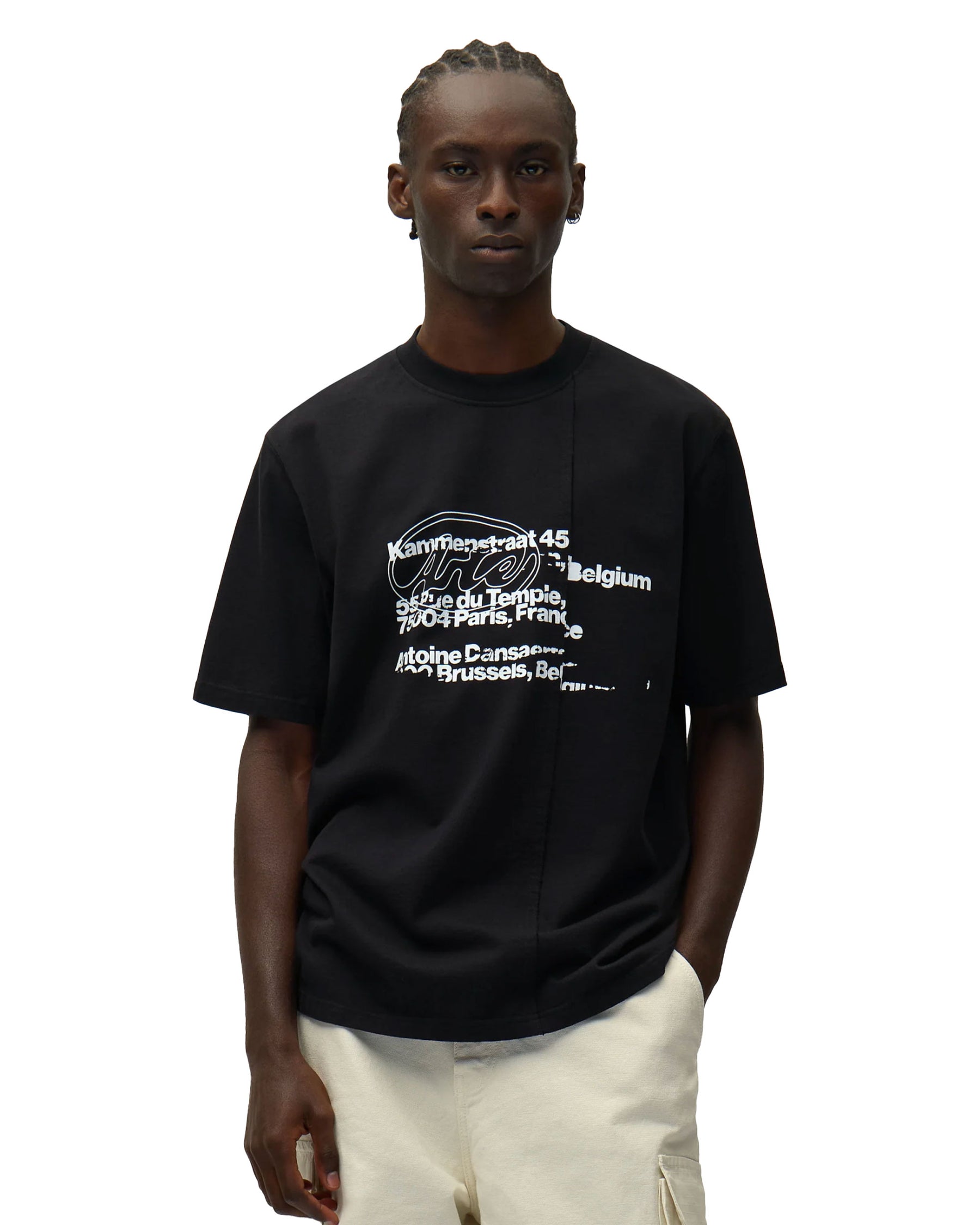 T-Shirt Arte Antwerp Address Nero