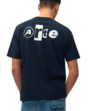 Art Antwerp Back Collage Blue T-Shirt