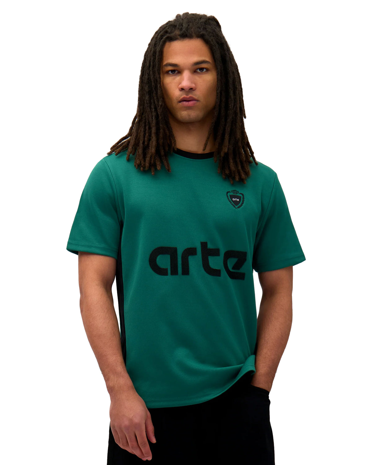 T-Shirt Arte Antwerp Footbal Tee Green Black