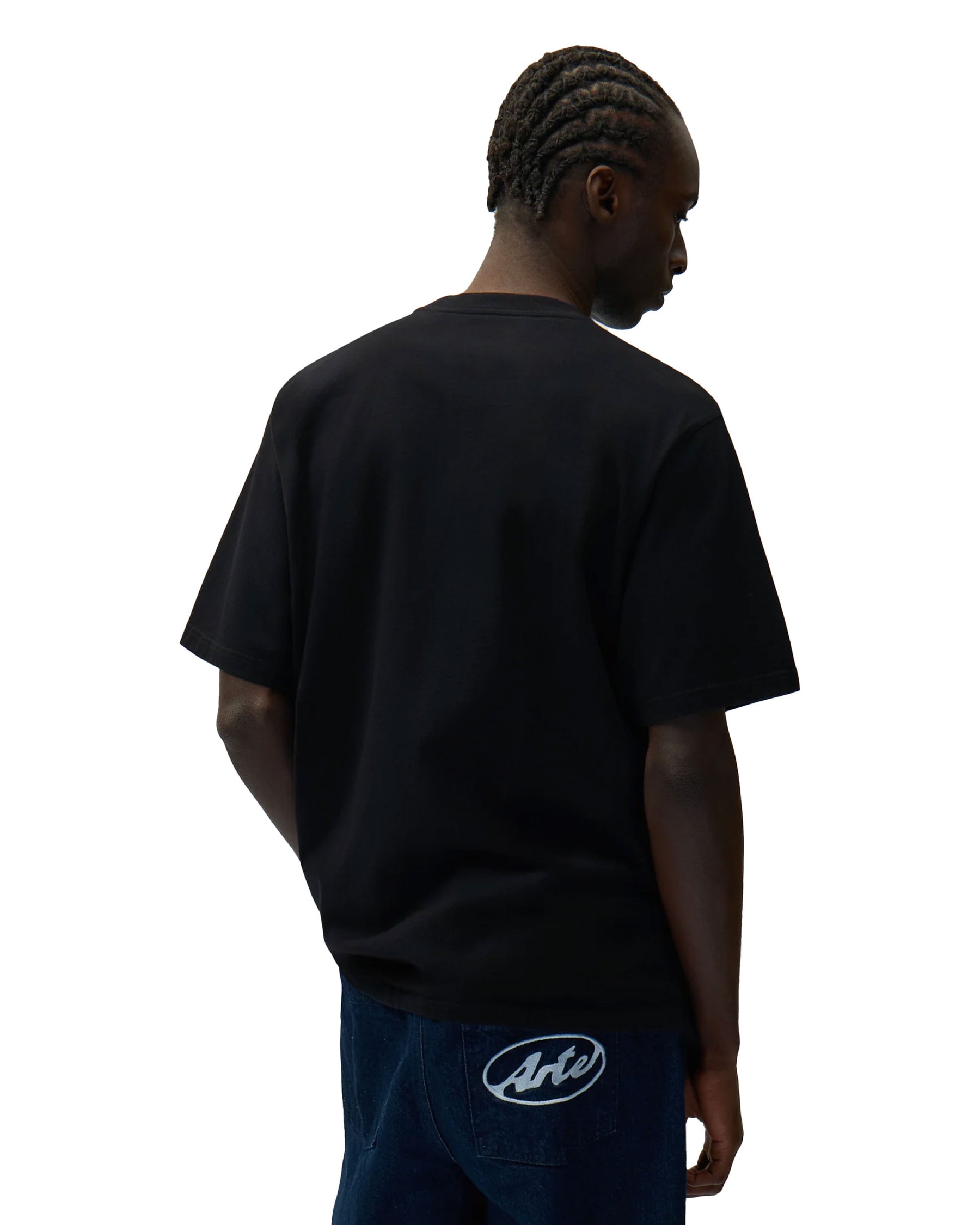 T-Shirt Arte Antwerp Side Logo Nero