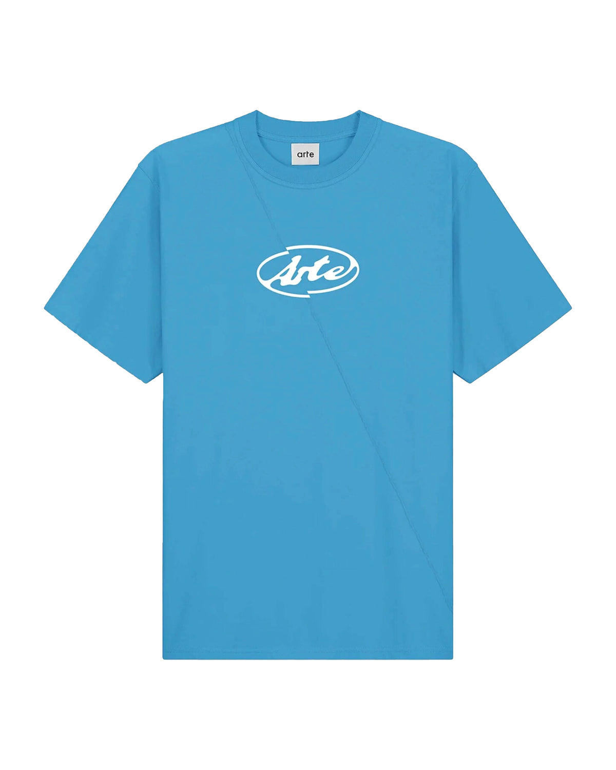 Art T-Shirt Antwerp Circle Logo Light Blue