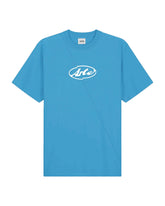 T-Shirt Arte Circle Logo Blu Celeste