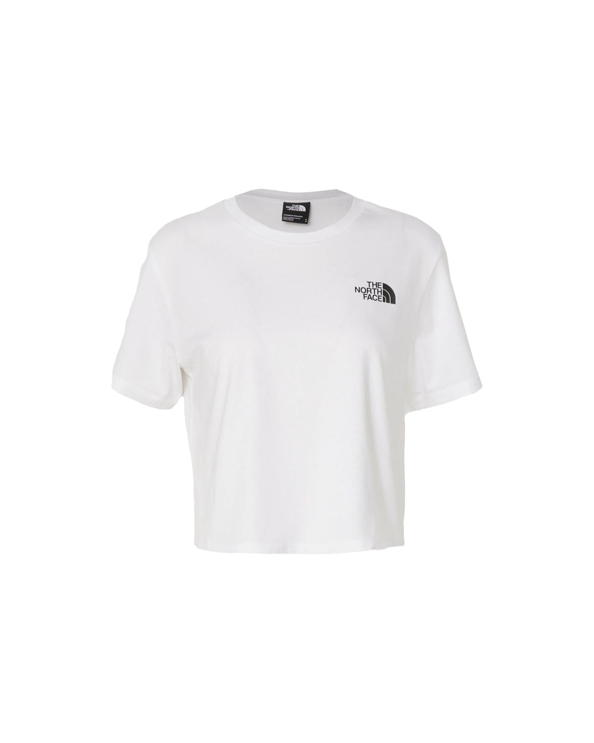 T-Shirt Crop Donna The North Face Simple Dome Bianco