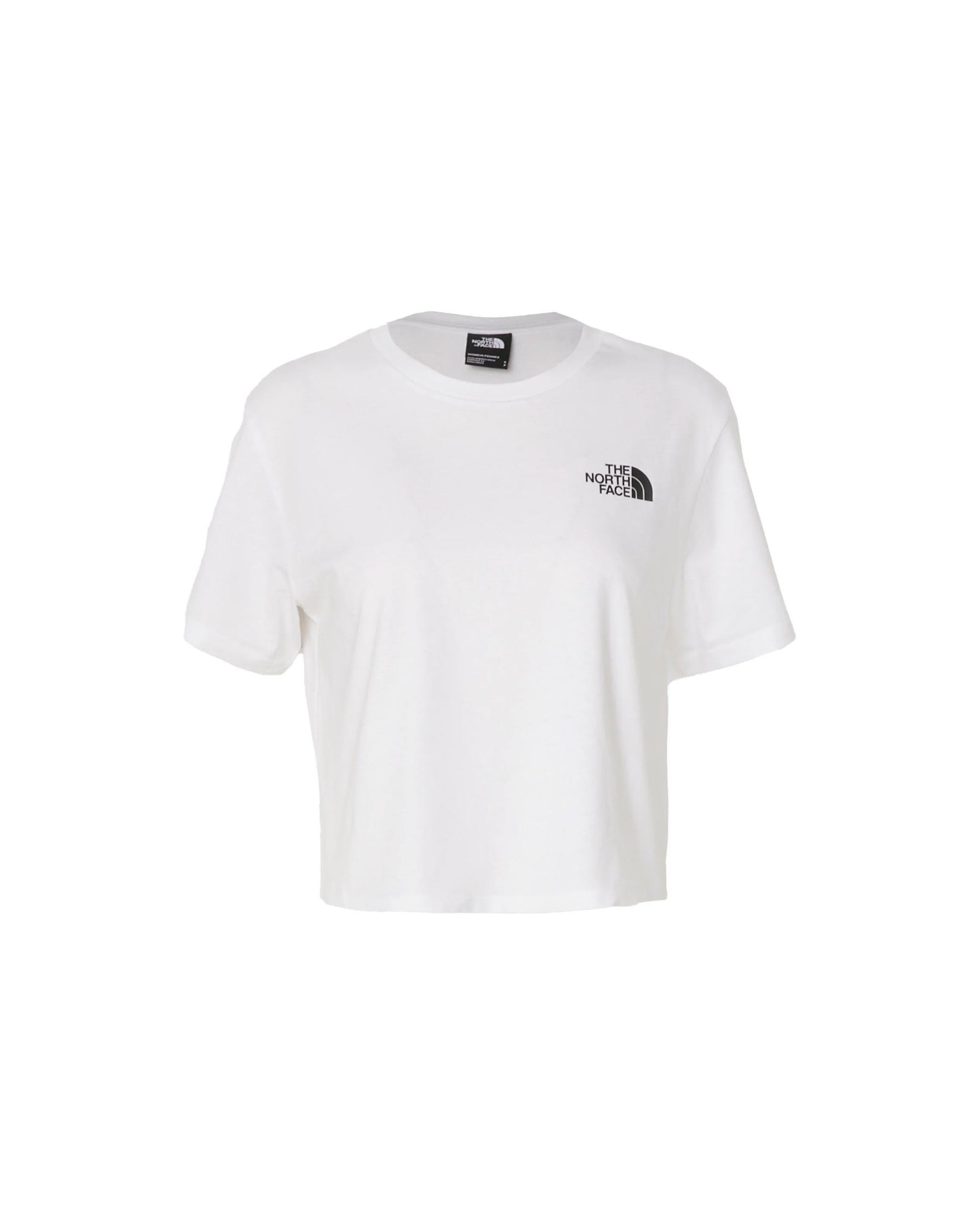 The North Face Simple Dome Women's Crop T-Shirt White