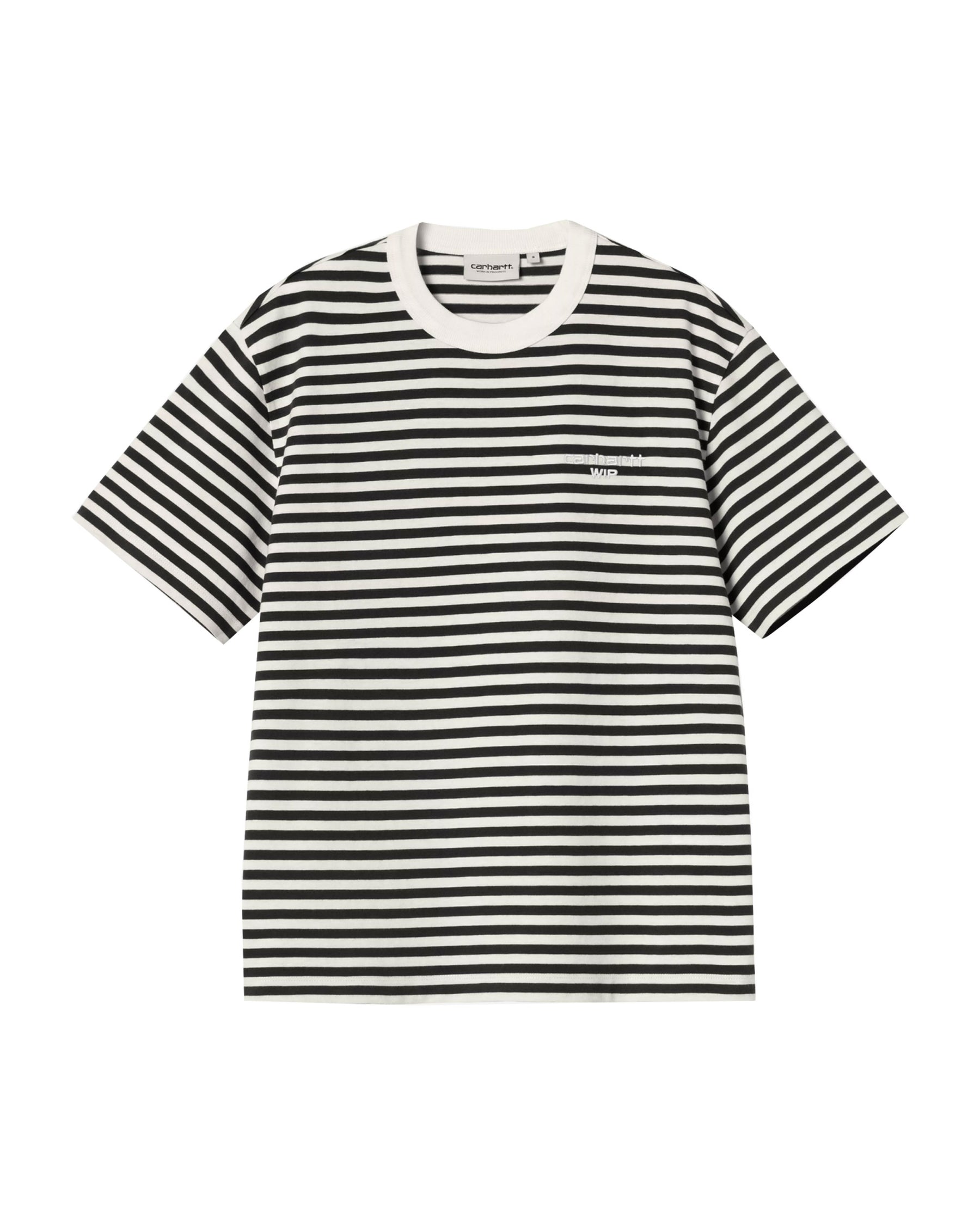 Carhartt Wip Ezra Stripe Women's T-Shirt Black