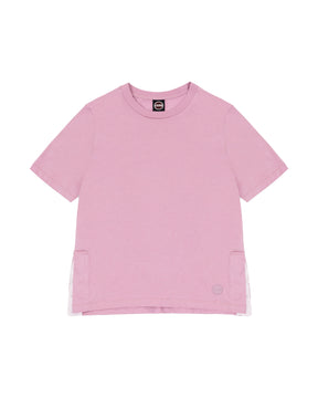 T-Shirt Donna Colmar Originals Con Spacchi laterali Rosa