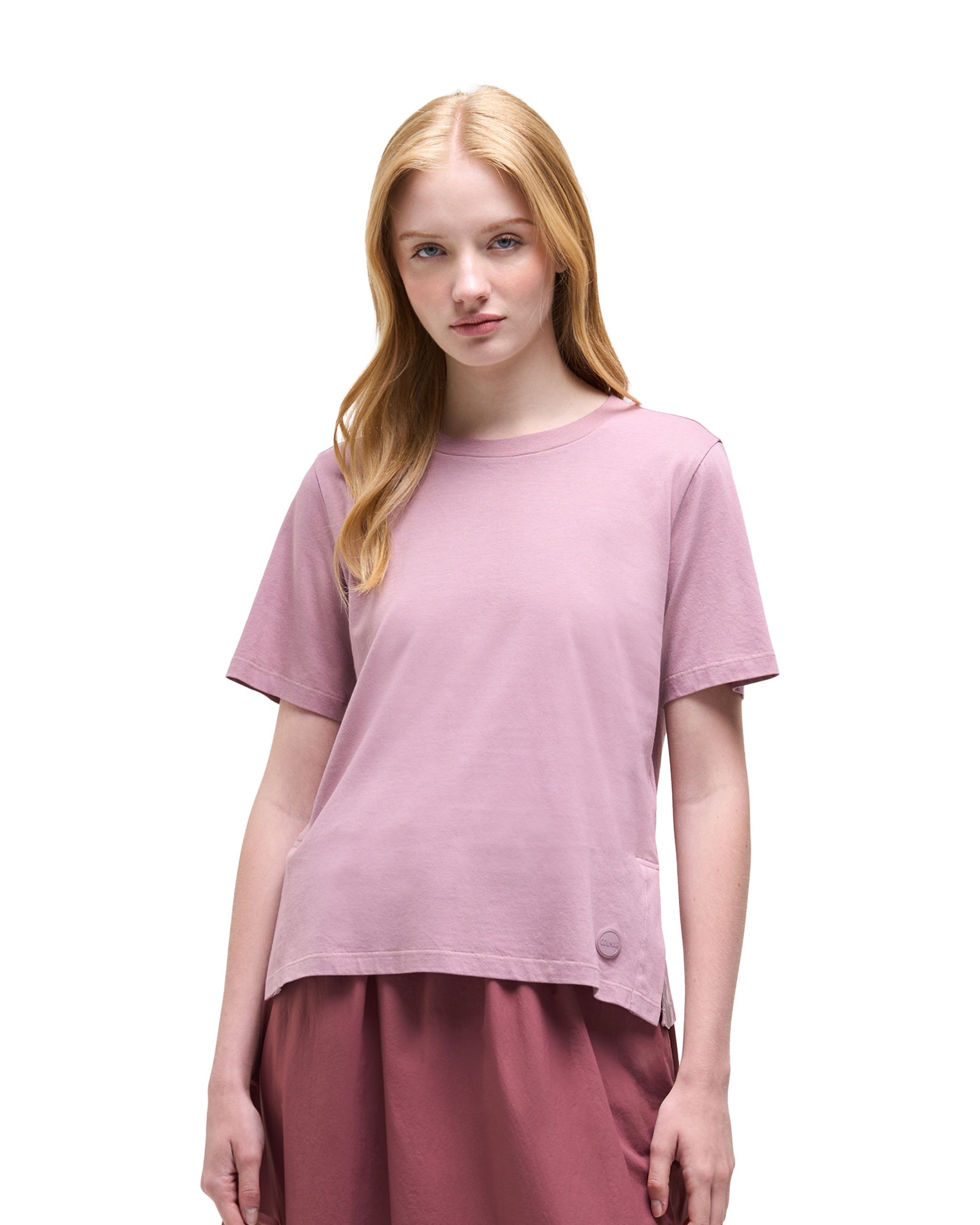 T-Shirt Donna Colmar Originals Con Spacchi laterali Rosa