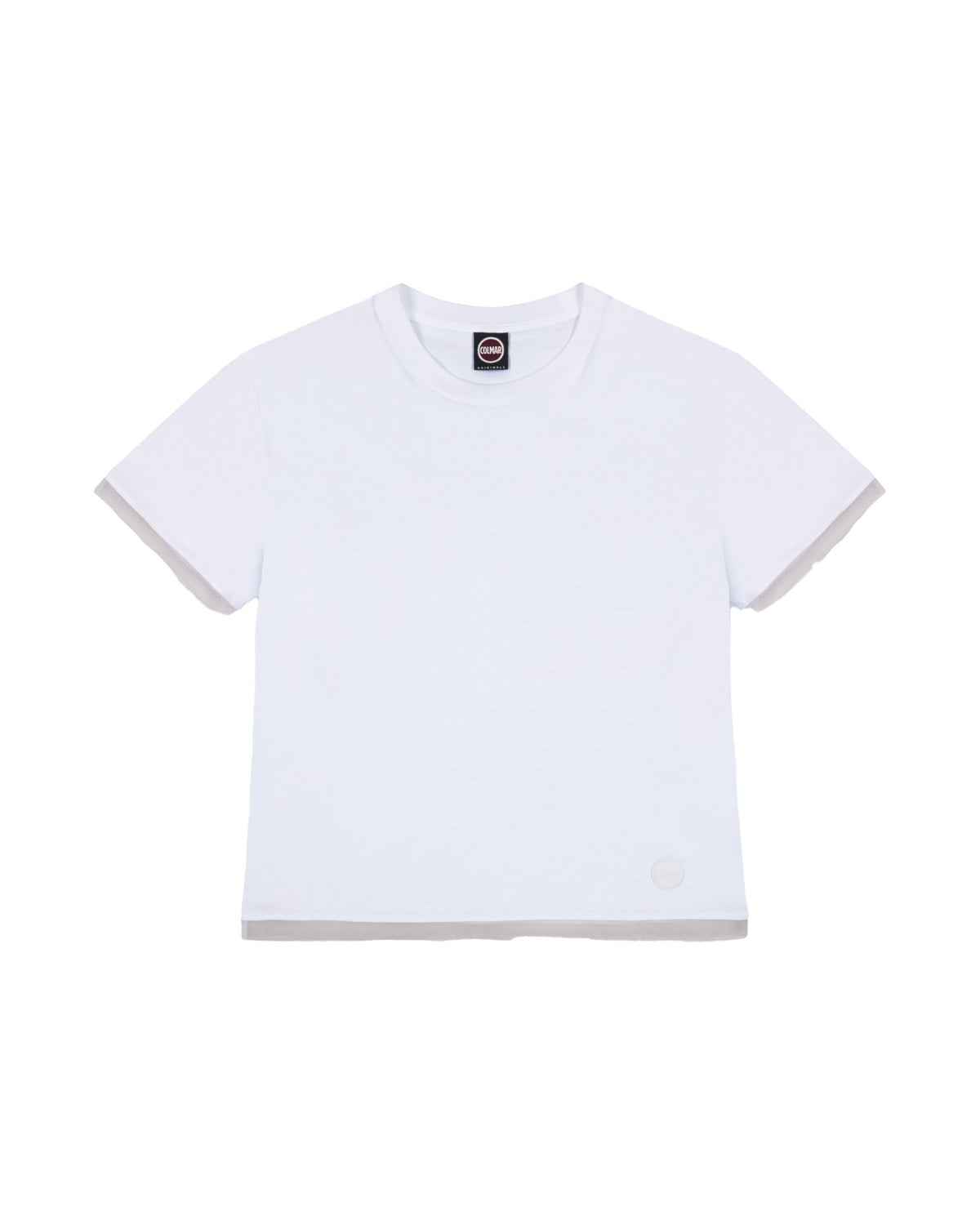 T-Shirt Donna Colmar Originals con Tulle Bianco