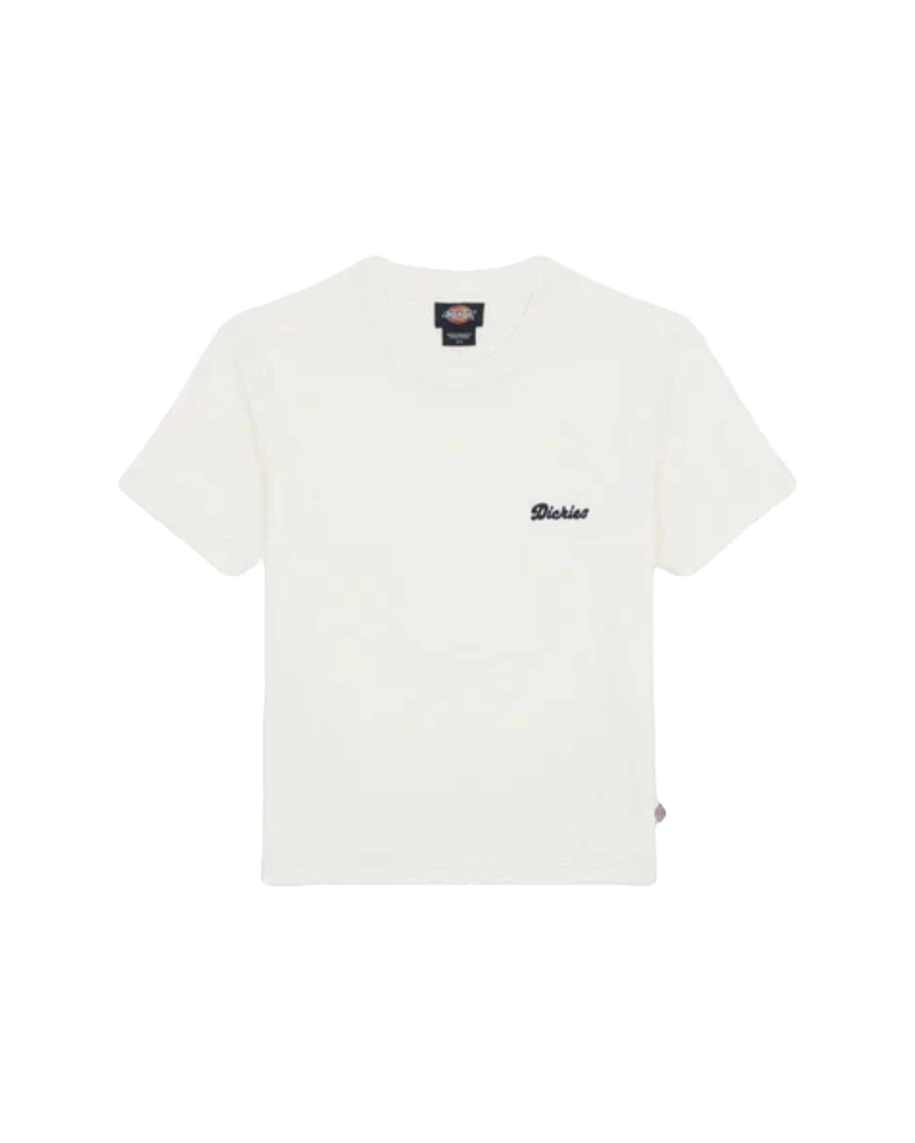 T-Shirt Donna Dickies Lewistown Embro Ss Tee W Egret