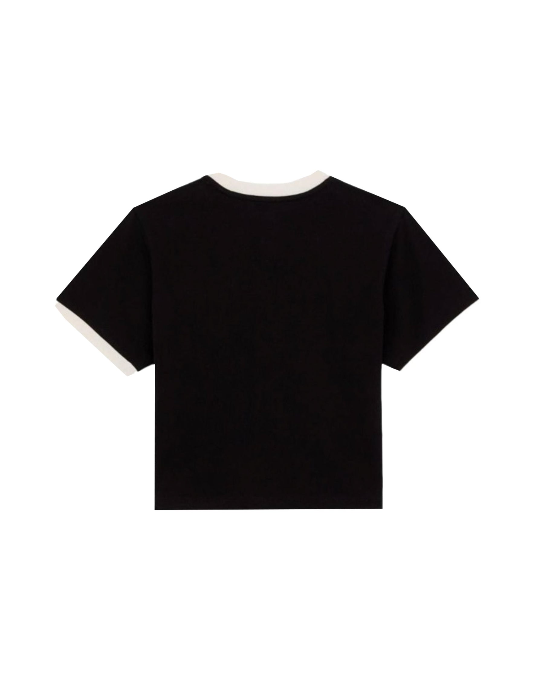 T-Shirt Donna Dickies Lewistown Ringer Ss Tee W Black