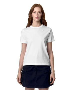 T-Shirt Donna K-Way Emel Bianco
