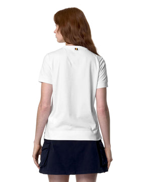 T-Shirt Donna K-Way Emel Bianco